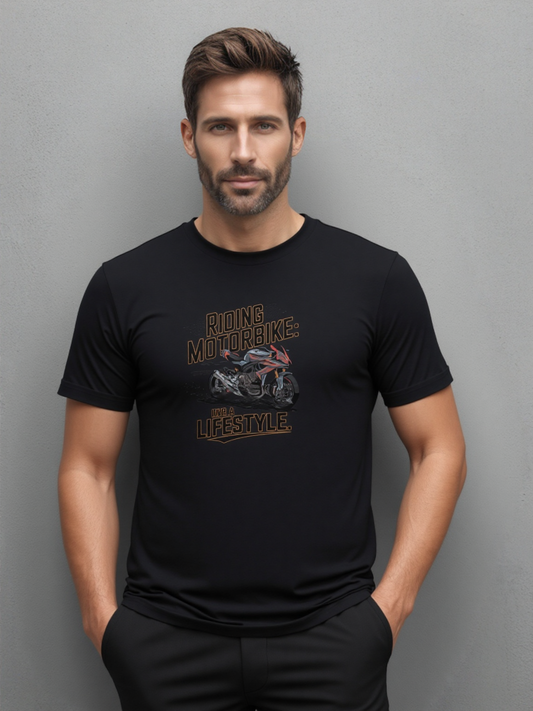 Riding Motorbike: It's A Lifestyle Short Sleeve Tee