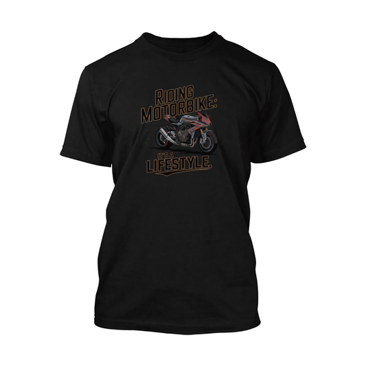 Riding Motorbike: It's A Lifestyle Short Sleeve Tee
