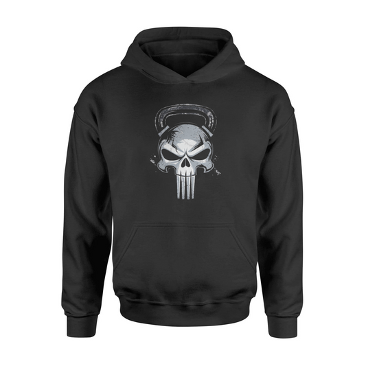 Kettlebell Skull Hooded Sweatshirt
