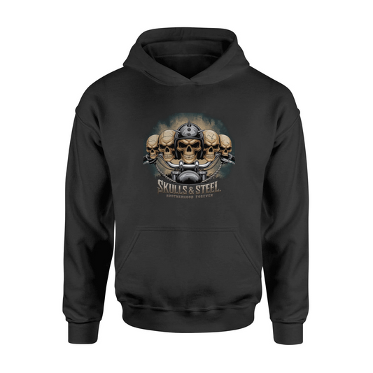 Skulls & Steel Brotherhood Forever Hooded Sweatshirt