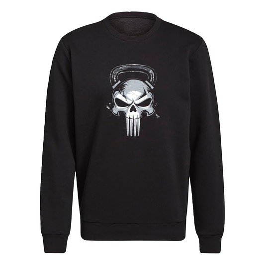 Kettlebell Skull Crewneck Sweatshirt