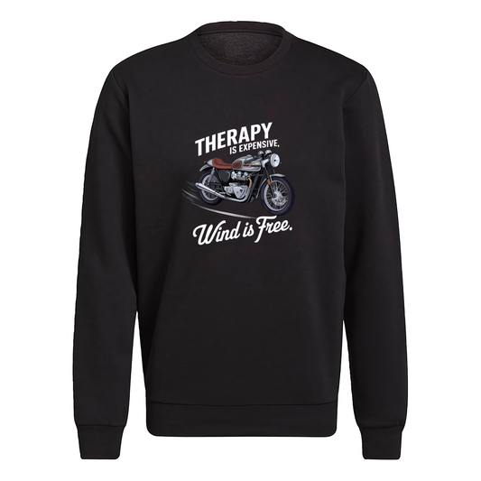 Therapy Is Expensive Wind Is Free Crewneck Sweatshirt