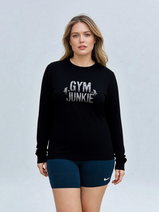 Gym Junkie Long Sleeve Tee