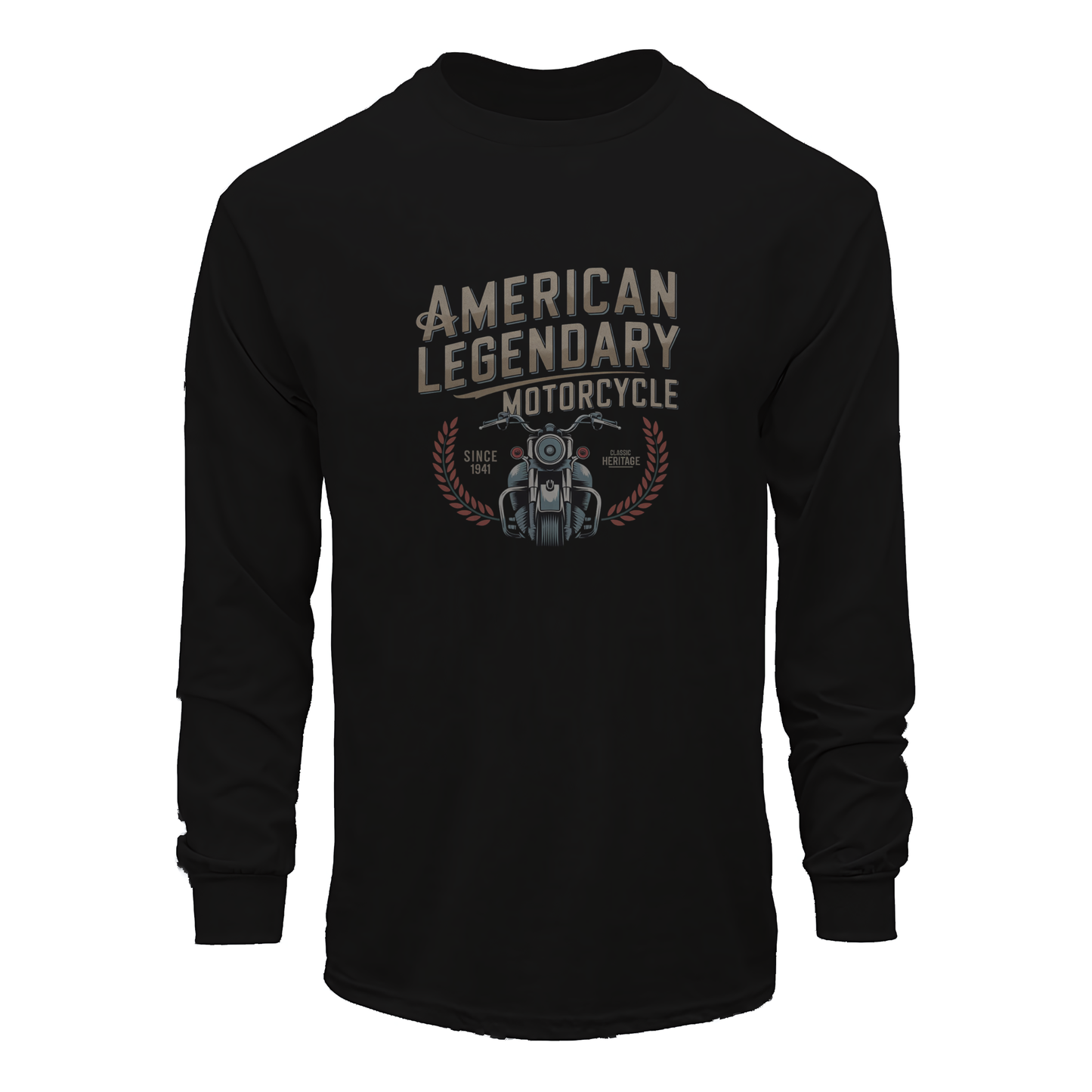 American Legendary Motorcycle Long Sleeve Tee