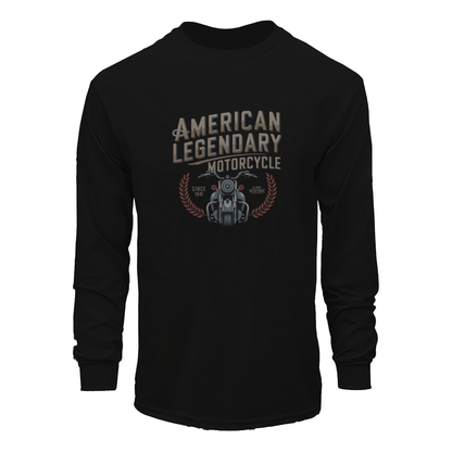 American Legendary Motorcycle Long Sleeve Tee