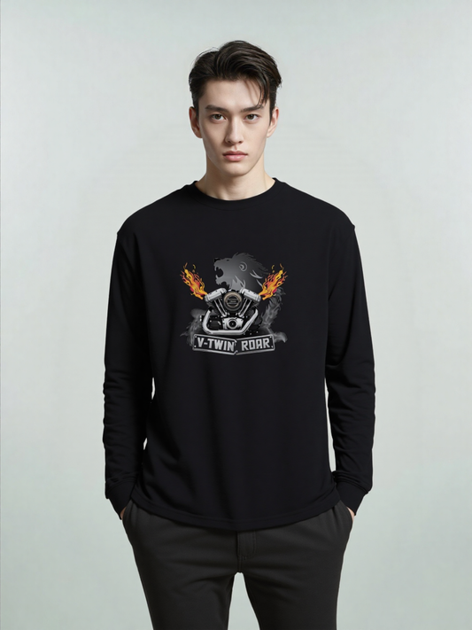 V-Twin Roar Long Sleeve Tee
