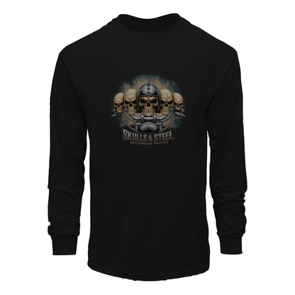Skulls & Steel Brotherhood Forever Long Sleeve Tee