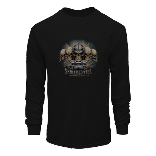Skulls & Steel Brotherhood Forever Long Sleeve Tee