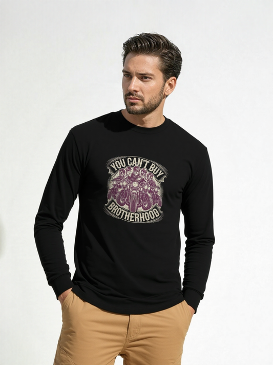 You Can't Buy Brotherhood Long Sleeve Tee
