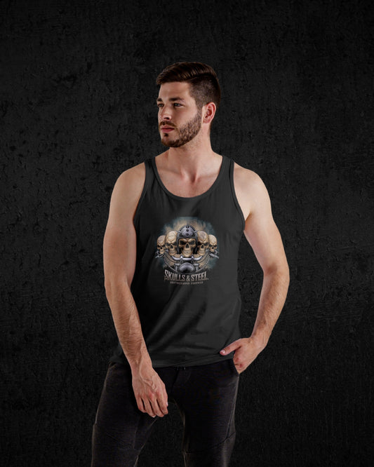Skulls & Steel Brotherhood Forever Jersey Tank