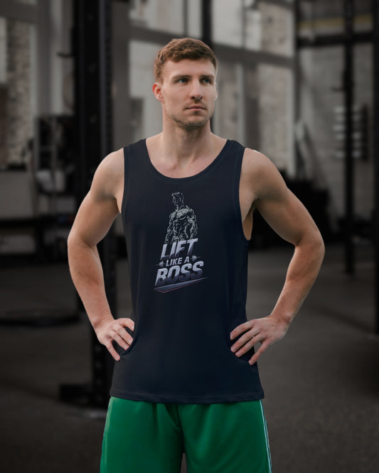 Lift Like A Boss Jersey Tank