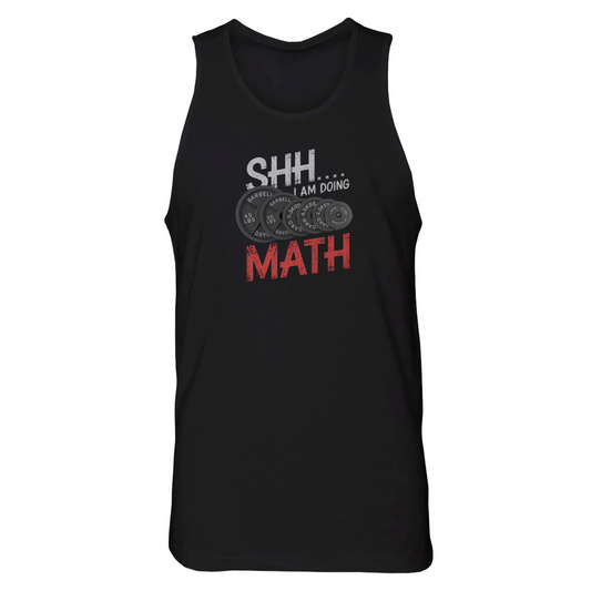 Shh I Am Doing Math Jersey Tank