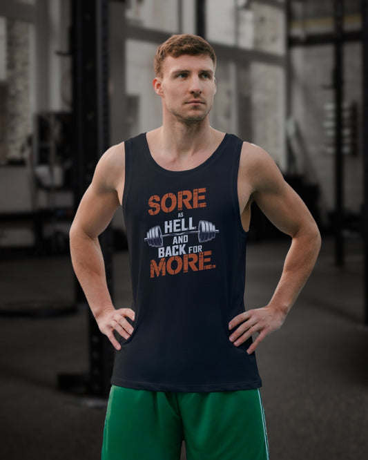 Sore As Hell And Back For More Jersey Tank