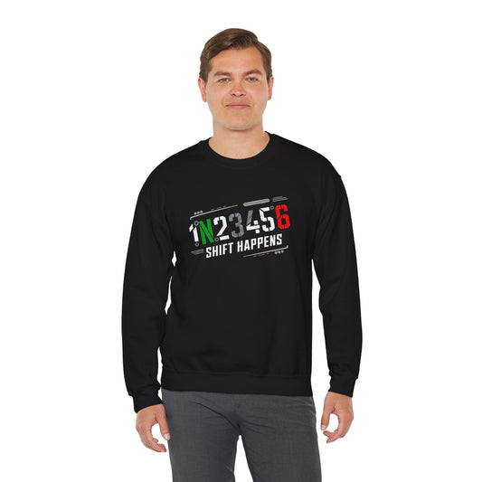 1N23456 Shift Happens Crewneck Sweatshirt