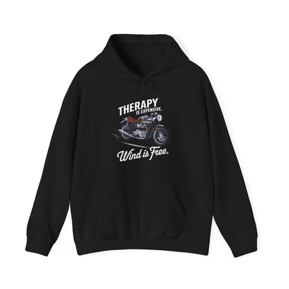 Therapy Is Expensive Wind Is Free Hooded Sweatshirt