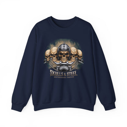 Skulls & Steel Brotherhood Forever Crewneck Sweatshirt