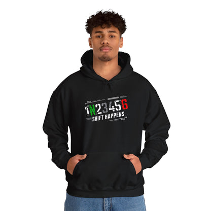 1N23456 Shift Happens Hooded Sweatshirt