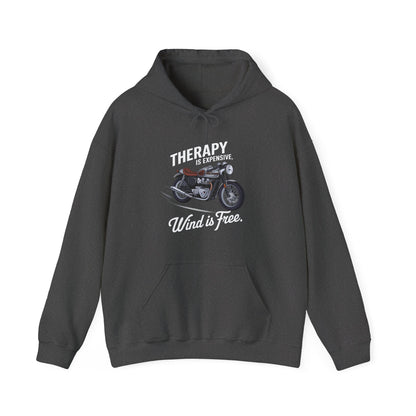 Therapy Is Expensive Wind Is Free Hooded Sweatshirt