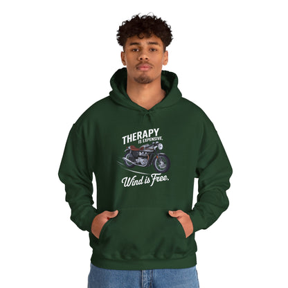 Therapy Is Expensive Wind Is Free Hooded Sweatshirt
